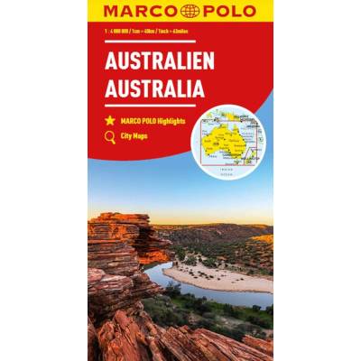 Austrálie 1: 4 000 000 / automapa
