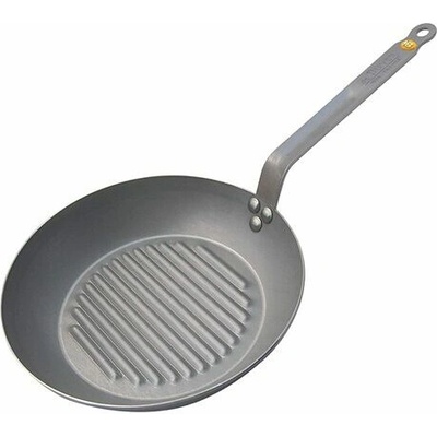 de Buyer Grilovací ocelová pánev 5613.26 MINERAL B grilovací ocel 26 cm