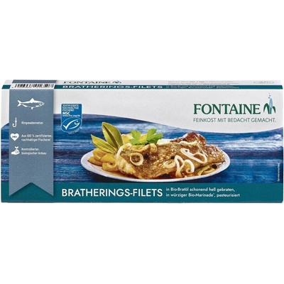 Fontaine Smažené sledí filety v BIO marinádě 325 g