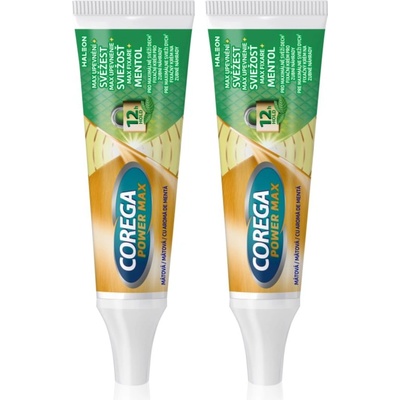 Corega Powermax Fixation Fresh фиксиращ гел за зъби 2x40 гр