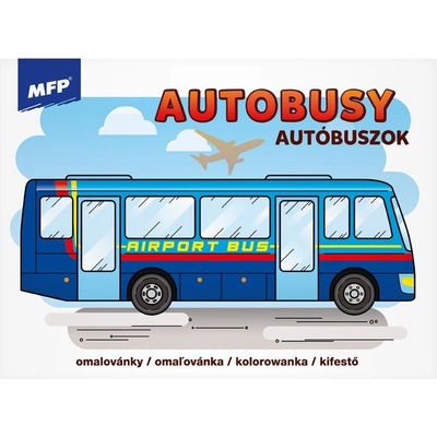 MFP omaľovánky Autobusy