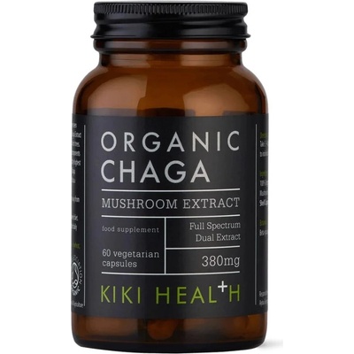 KIKI Health Chaga Extract Organic 380mg 60 kapsúl