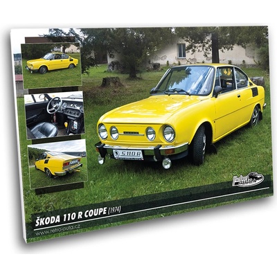 Obraz č. 01 - ŠKODA 110 R COUPE (1974) 100 x 70 cm