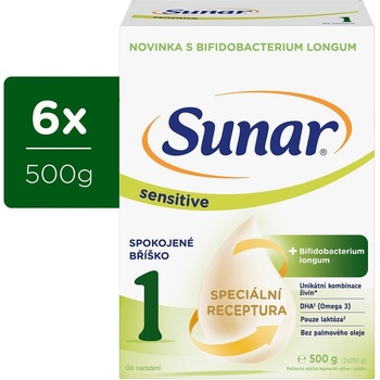 Sunar 1 Sensitive 6 x 500 g