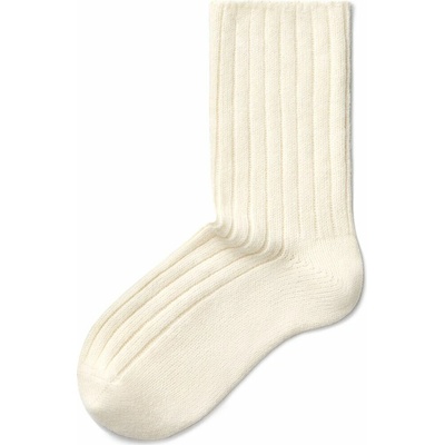 Vlnka Ovčie ponožky Merino so zdravotným lemom biela