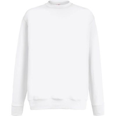 Fruit of the Loom mikina Lightweight Set-In Sweat, pánská COT16215600101 white