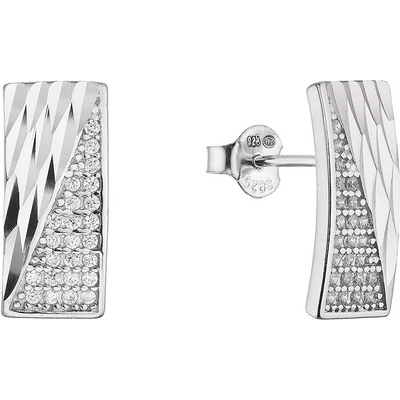 Pavona stříbrné náušnice obdélníky 11694.1