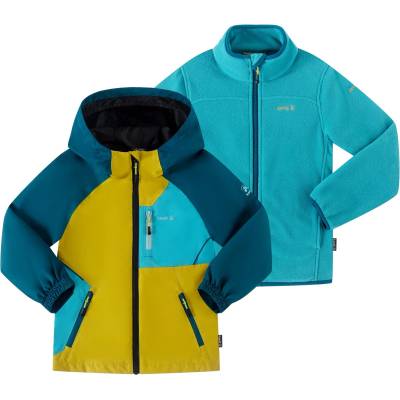 Kamik Детско 3-в-1 яке Kamik Kid's Silas Waterproof jacket - Avocado / Abyss - размер 110 (EU) (703-5363-0612)