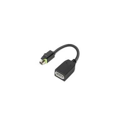 4X90Q93975 адаптер за видео кабел Mini DisplayPort DisplayPort Черен (4X90Q93975)