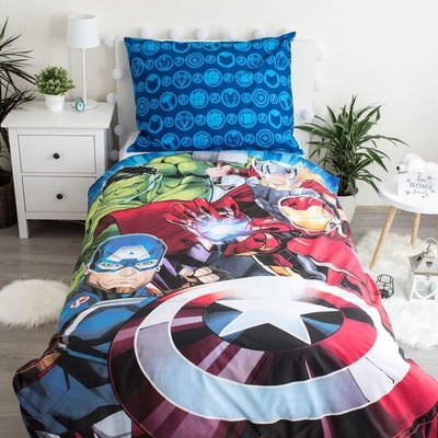 Jerry Fabrics Svítící povlečení Avengers 02 Bavlna 140x200 70x90 – Zboží Mobilmania