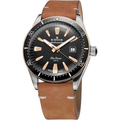 Edox Мъжки часовник EDOX Skydiver Automatic Set 80126-357RNM-NIRB (80126-357RNM-NIRB)
