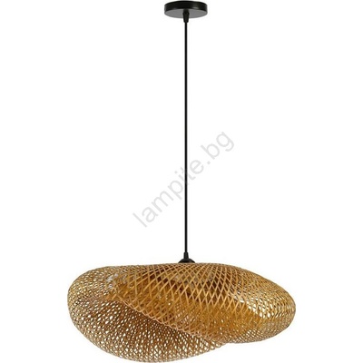 Immax 08269L - Пендел HILO 1xE27/40W/230V Ø 60 см бамбук (IM1359)