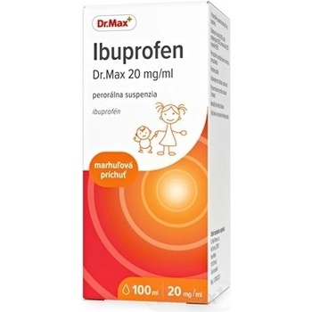 Ibuprofen Dr.Max 20 mg/ml perorálna suspenzia sus.por. 1 x 100 ml/2000 mg
