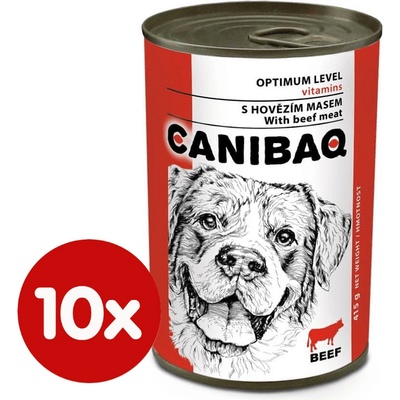 Canibaq Classic hovädzie 10 x 415 g