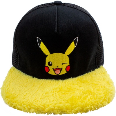Pokemon Унисекс шапка Pokémon Pikachu Wink Жълт Черен Един размер