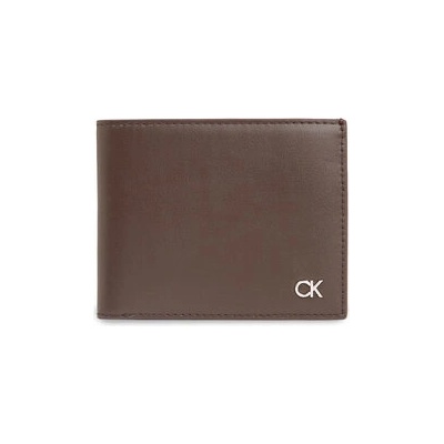 Calvin Klein Голям мъжки портфейл Metal Ck K50K511692 Черен (Metal Ck K50K511692)
