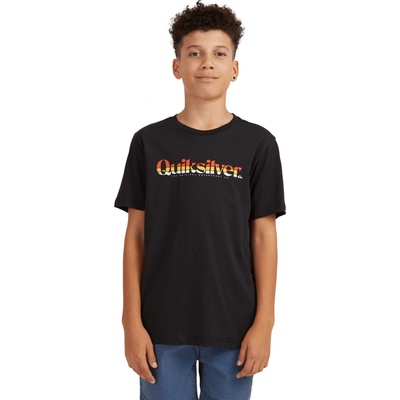 QUIKSILVER YOUTH PRIMARY COLOURS TEE Black KVJ0