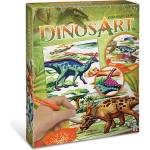 Dinosart Творчески комплект DinosArt - Направи си картини с камъчета, Динозаври (D15051) - ozone