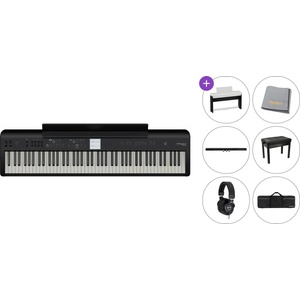 Roland FP-E50 Premium SET Дигитално Stage пиано Black (FP-E50-PREMIUM-SET)