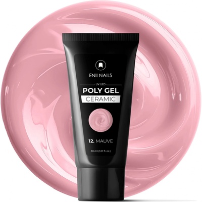 Enii Nails Poly gel Ceramic 12 Mauve 30 ml