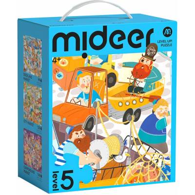 Mideer LEVEL UP! 05 Na rušném trhu 3v1 99 120 a 140 dílků