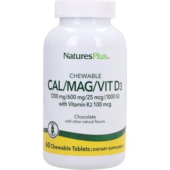 KAL /Маг/Вит. d3 с Вит. k2 таблетки за дъвчене - Вкус на шоколад