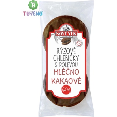 Nový Věk Chlebíčky rýžové kakaové 60 g – Hledejceny.cz