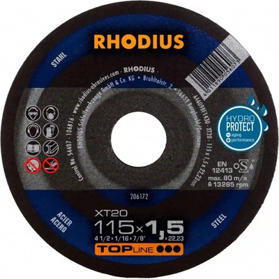 Rhodius Rezný kotúč 115 x 1,5 x 22,23 mm 206172