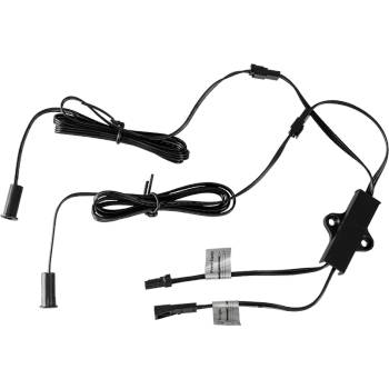 Ultralux Мебелен ir сензор за близост и движение, двоен, 60w, 12/24 v dc, 5 см за вграждане и открит монтаж (msd2460d)