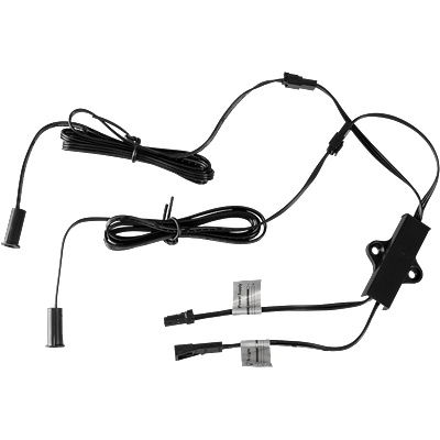 Ultralux Мебелен ir сензор за близост и движение, двоен, 60w, 12/24 v dc, 5 см за вграждане и открит монтаж (msd2460d)