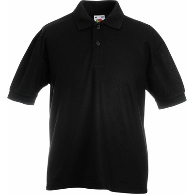Dětské piqué polo Kids 65 35 Polo black