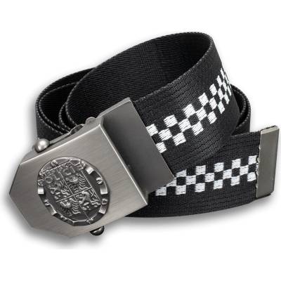 Opasek dárkový policejní Městská policie Šachovnice černý