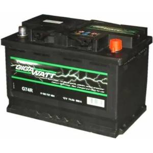 GIGAWATT 74Ah 680A right+