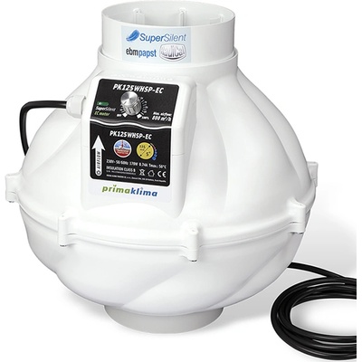 Prima Klima EC Вентилатор PK125WHSP-EC Ø125mm 800m3/h
