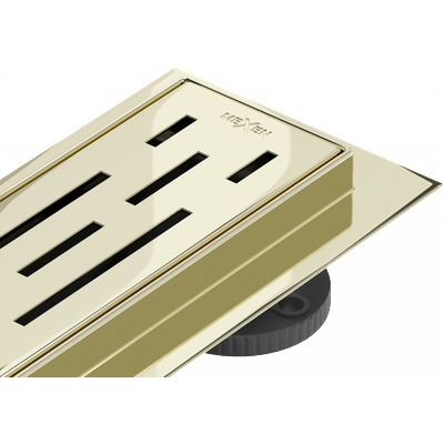 Mexen Flat M01 линеен сифон 100 см, златист - 1520100-15 (1520100-15)