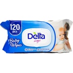Delta Бебешки мокри кърпички Delta Magic - 120 броя, син пакет (3800502666103) - baby