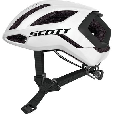 SCOTT Каска за шосейно колоездене Scott Helmet Centric Plus (CE) Bike helmet - Mineral White / Black - размер L 59-61 cm (851-1037-1213)
