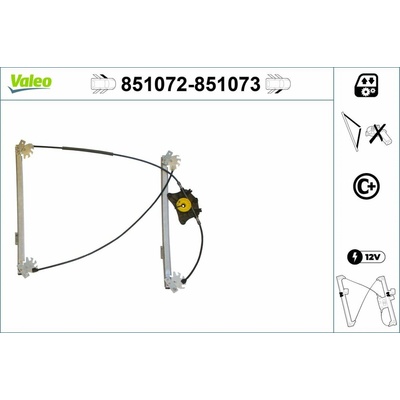 Zvedací zařízení oken VALEO 851072