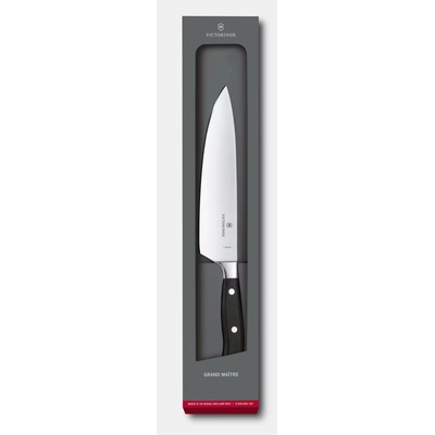 Victorinox 7.7403.20G Grand Maitre Kuchársky nôž, 20cm hladká čepeľ, darčekové balenie, čierny