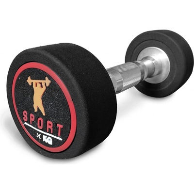 Sedco SPORT ROUND RUBBER Jednoruční činka 10 kg