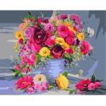 Smart Flamingo Creative set Flamingo Line Painting by numbers 40x50cm Bouquet (FSY190)