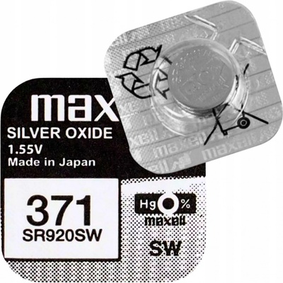 Maxell Silver Oxide 371 1ks 371/SR920SW/V371