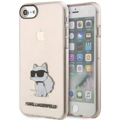 KARL LAGERFELD Кейс Karl Lagerfeld KLHCI8HNCHTCP за iPhone 7/8/ SE 2020 / SE 2022, розов / розов, твърд, Ikonik Choupette (KF001583-0)