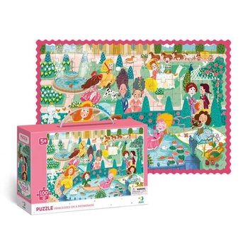 dodo Пъзел, Додо, Принцеса, 100 части, Многоцветен (dop300404) (dop300404)