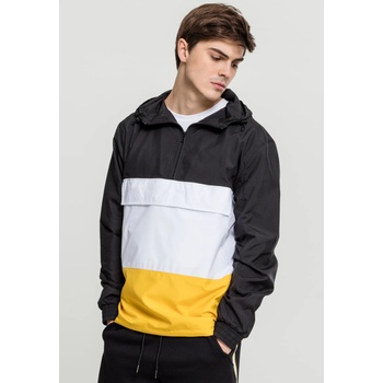 Urban Classics Мъжко преходно яке в три цвята Urban Classics blk/chromeyellow/whtUB-TB2101-01337 - Черен, размер S