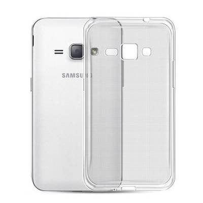Kryt tenký 0,3mm pre Samsung J100 Galaxy J1 priesvitný.