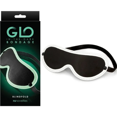 Маска за очи, светеща в тъмното - GLO Bondage Blindfold (NSTOYS0872)