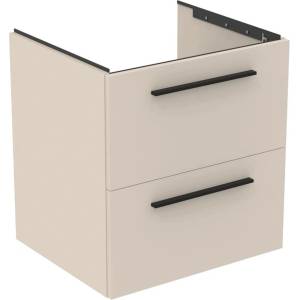 Ideal Standard i. life B стенен долен шкаф, матово пясъчно бежово, 2 чекмеджета, 60 см (T5270NF)