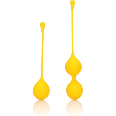 Shots Toys Loveline - силиконов сет гейша топчета - 2 части (жълти)