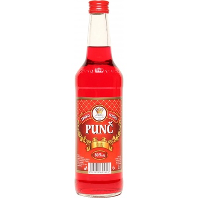 Punč červený Fruko 30% 0,5 l (holá láhev)